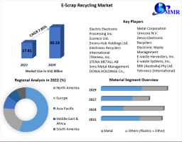 E-Scrap Recycling Market: Driven by Technological Advancements in Healthcare Industry (2023-2029)