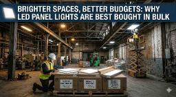 Brighter Spaces, Better Budgets: Why LED Panel Lights Are Best Bought in Bulk