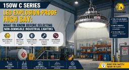 150W C Series LED Explosion-Proof High Bay: What to Know Before Selecting Non-Dimmable Industrial Lighting