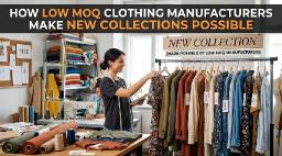 How Low MOQ Clothing Manufacturers Make New Collections Possible